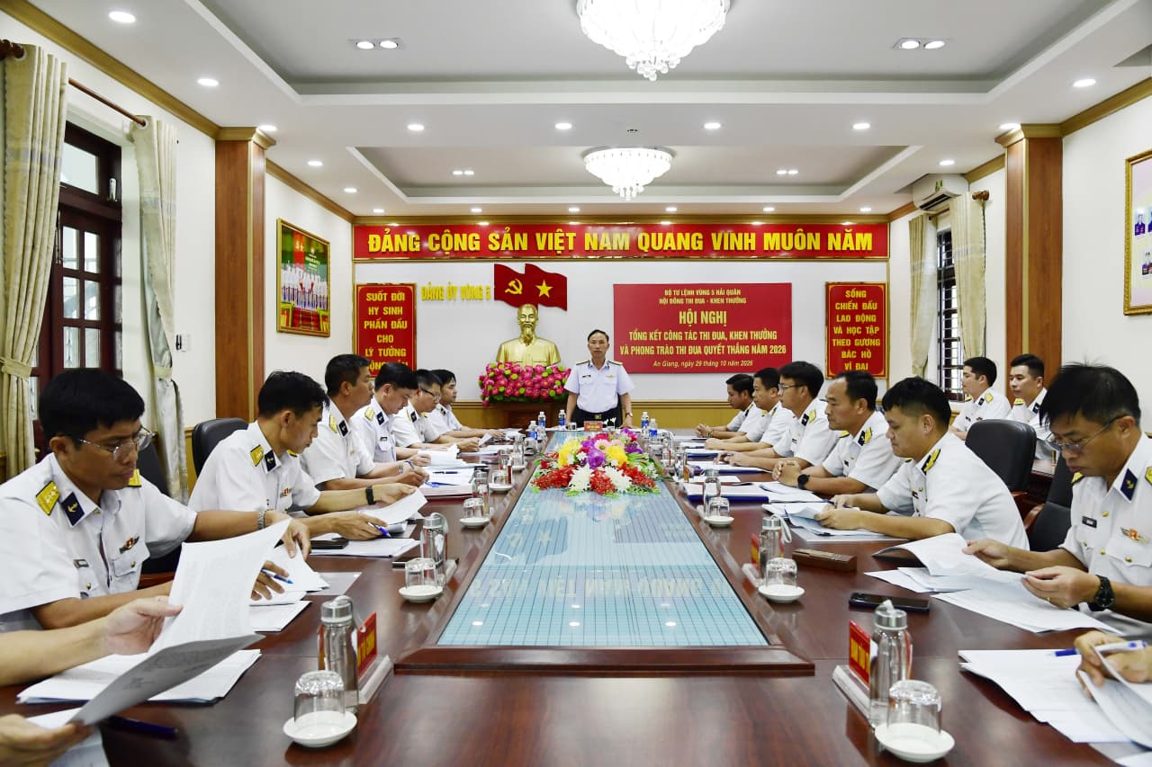 Vùng 5 Hải quân tổng kết phong trào thi đua quyết thắng năm 2026