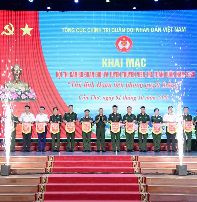 Khai mạc Hội thi Cán bộ đoàn giỏi và Tuyên truyền viên trẻ toàn quân khu vực phía Nam