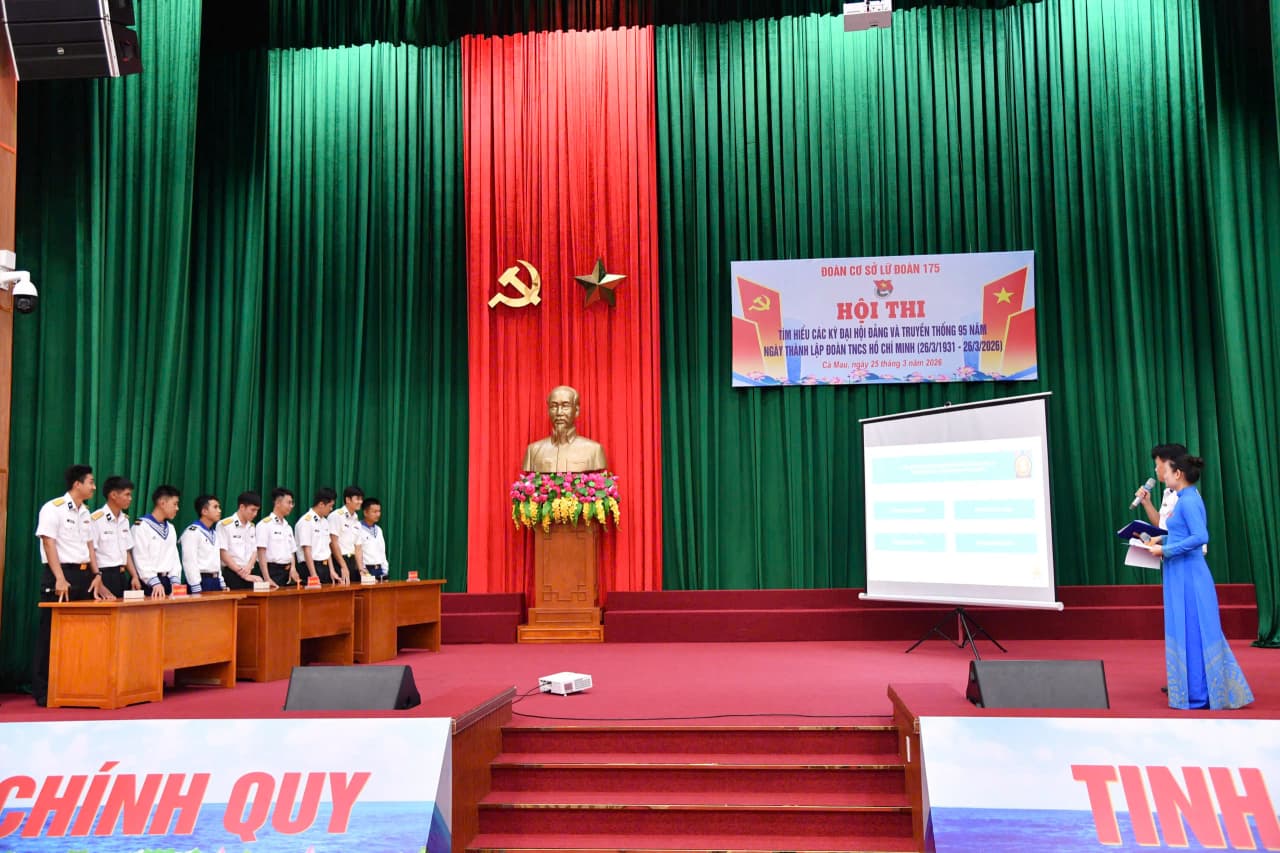 Lữ đoàn 175: Hội thi tìm hiểu các kỳ Đại hội Đảng và truyền thống 95 năm Ngày thành lập Đoàn