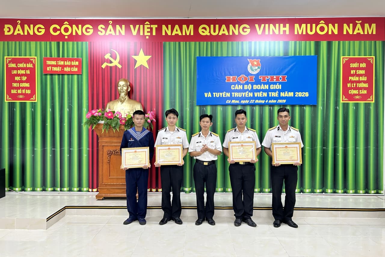 Trung tâm Bảo đảm Kỹ thuật - Hậu cần Vùng 5: Hội thi cán bộ đoàn giỏi và tuyên truyền viên trẻ