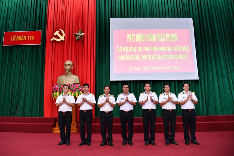 Lữ đoàn 175 phát động thi đua “Đổi mới sáng tạo, phát triển KHCN, chuyển đổi số, chuyển đổi xanh”