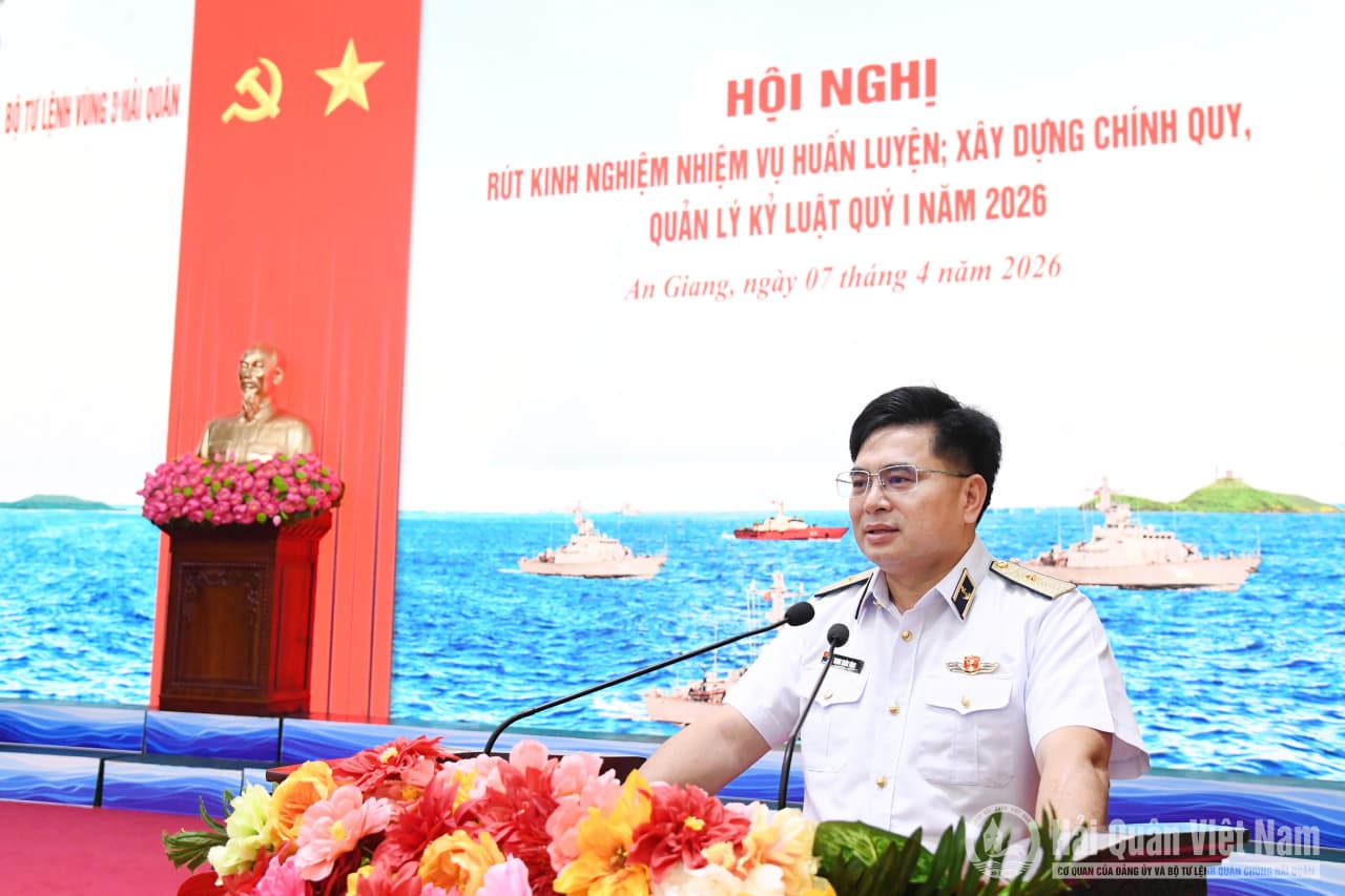 Vùng 5 Hải quân: Tiếp tục nâng cao chất lượng huấn luyện, xây dựng chính quy, quản lý kỷ luật