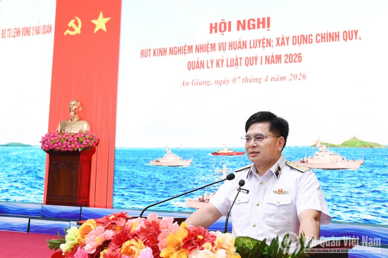 Vùng 5 Hải quân: Tiếp tục nâng cao chất lượng huấn luyện, xây dựng chính quy, quản lý kỷ luật