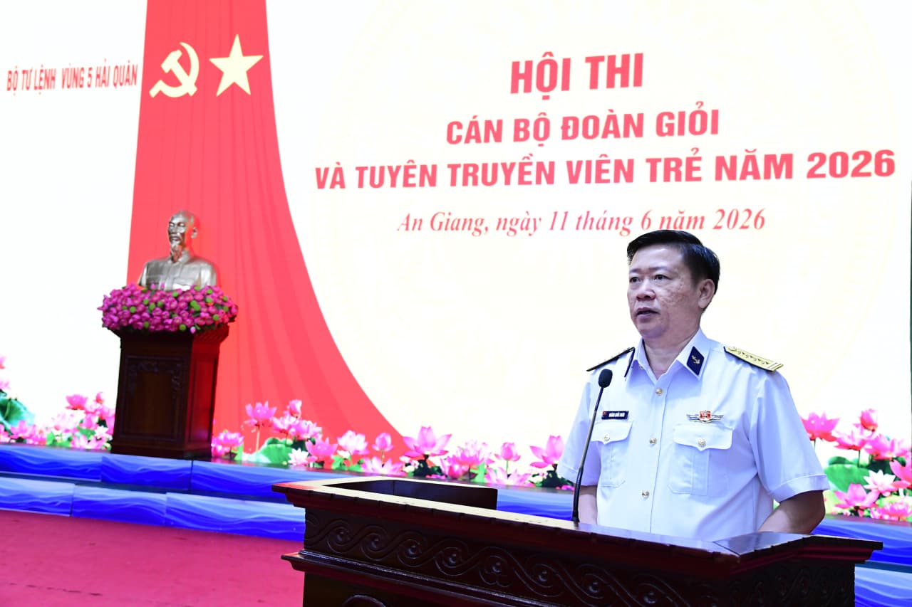 Vùng 5 Hải quân khai mạc Hội thi cán bộ đoàn giỏi và tuyên truyền viên trẻ năm 2026