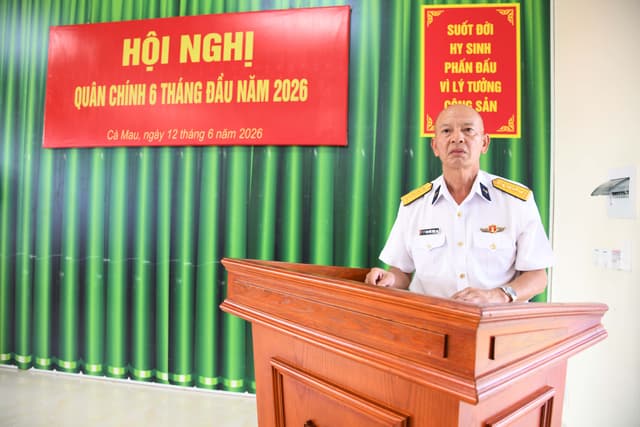 Trung tâm Bảo đảm Kỹ thuật - Hậu cần Vùng 5 tổ chức Hội nghị quân chính 6 tháng đầu năm 2026