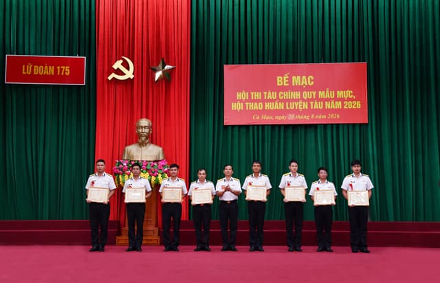 Lữ đoàn 175 tổ chức Hội thi tàu chính quy mẫu mực, Hội thao huấn luyện tàu năm 2026