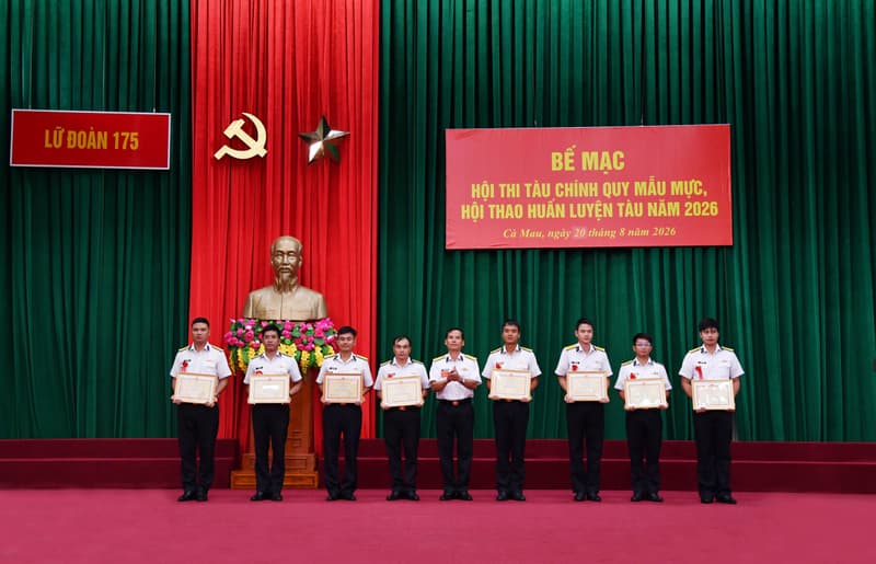 Lữ đoàn 175 tổ chức Hội thi tàu chính quy mẫu mực, Hội thao huấn luyện tàu năm 2026