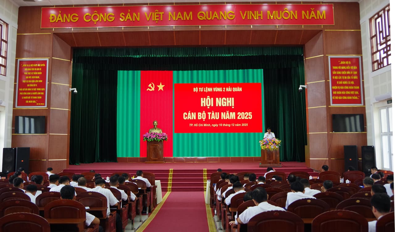Vùng 2 Hải quân tổ chức hội nghị cán bộ tàu năm 2025