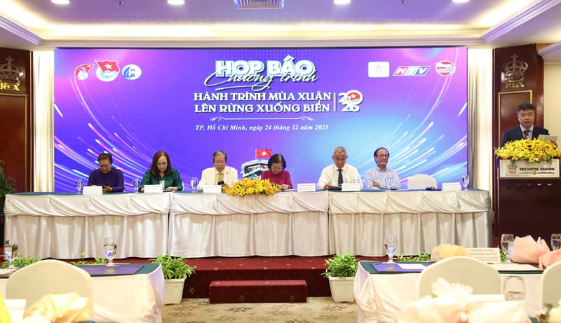 Họp báo chương trình giao lưu nghệ thuật “Hành trình mùa xuân lên rừng xuống biển - 2026”