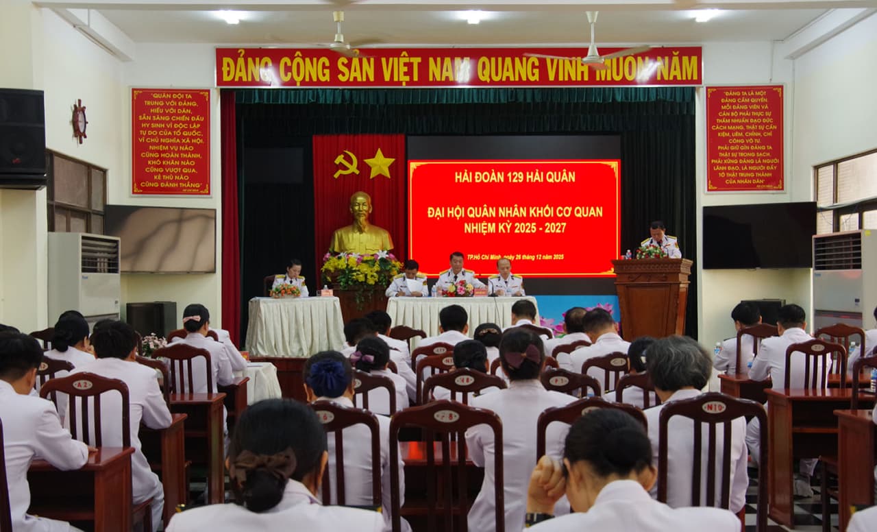 Hải đoàn 129 chỉ đạo đại hội quân nhân làm trước