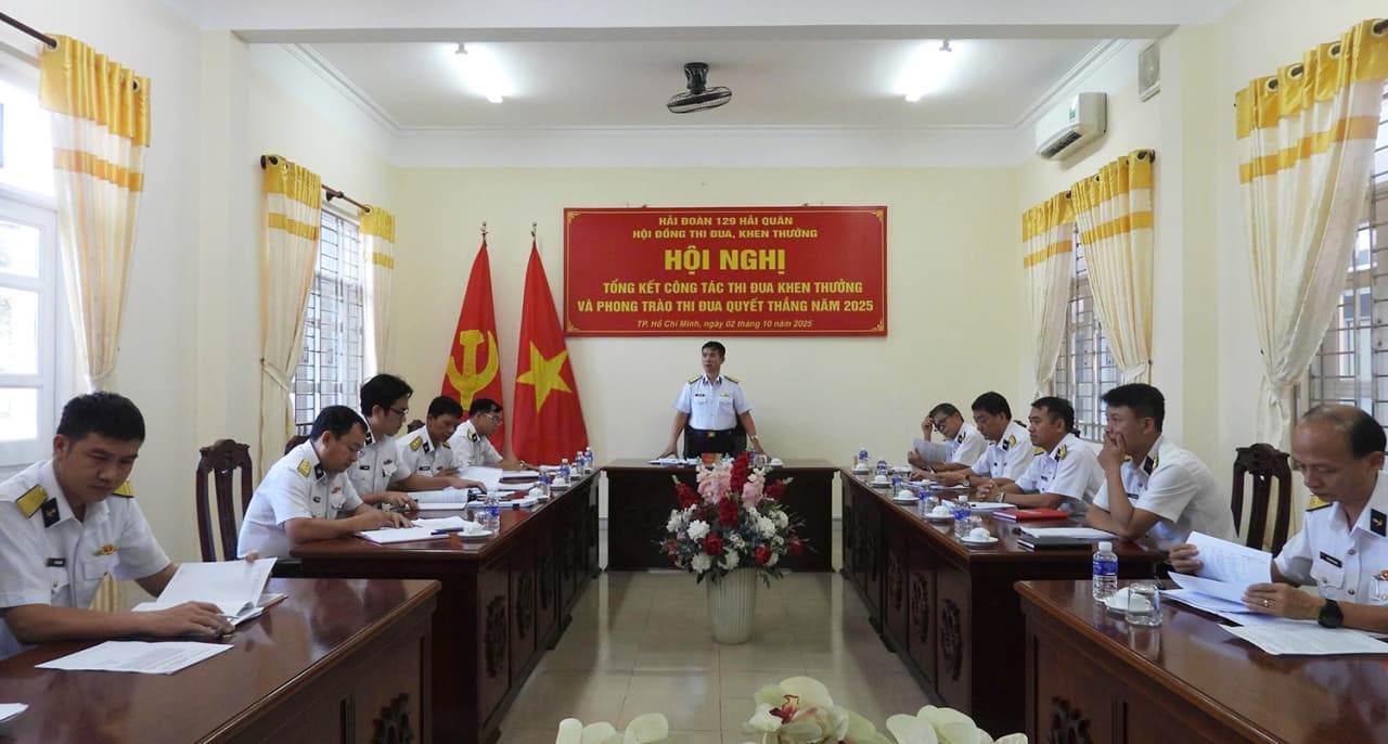 Hải đoàn 129 tổng kết phong trào thi đua năm 2025