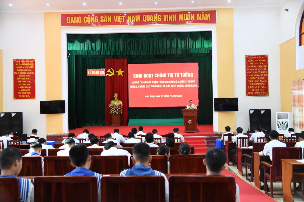 Lữ đoàn 681: Nâng cao cảnh giác, phòng chống lừa đảo trên không gian mạng