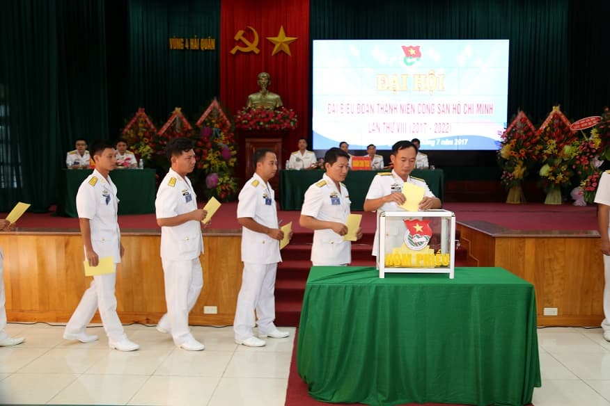 Vùng 4 Hải quân: Tổ chức Đại hội đại biểu Đoàn TNCS Hồ Chí Minh lần thứ VIII (2017 – 2022)