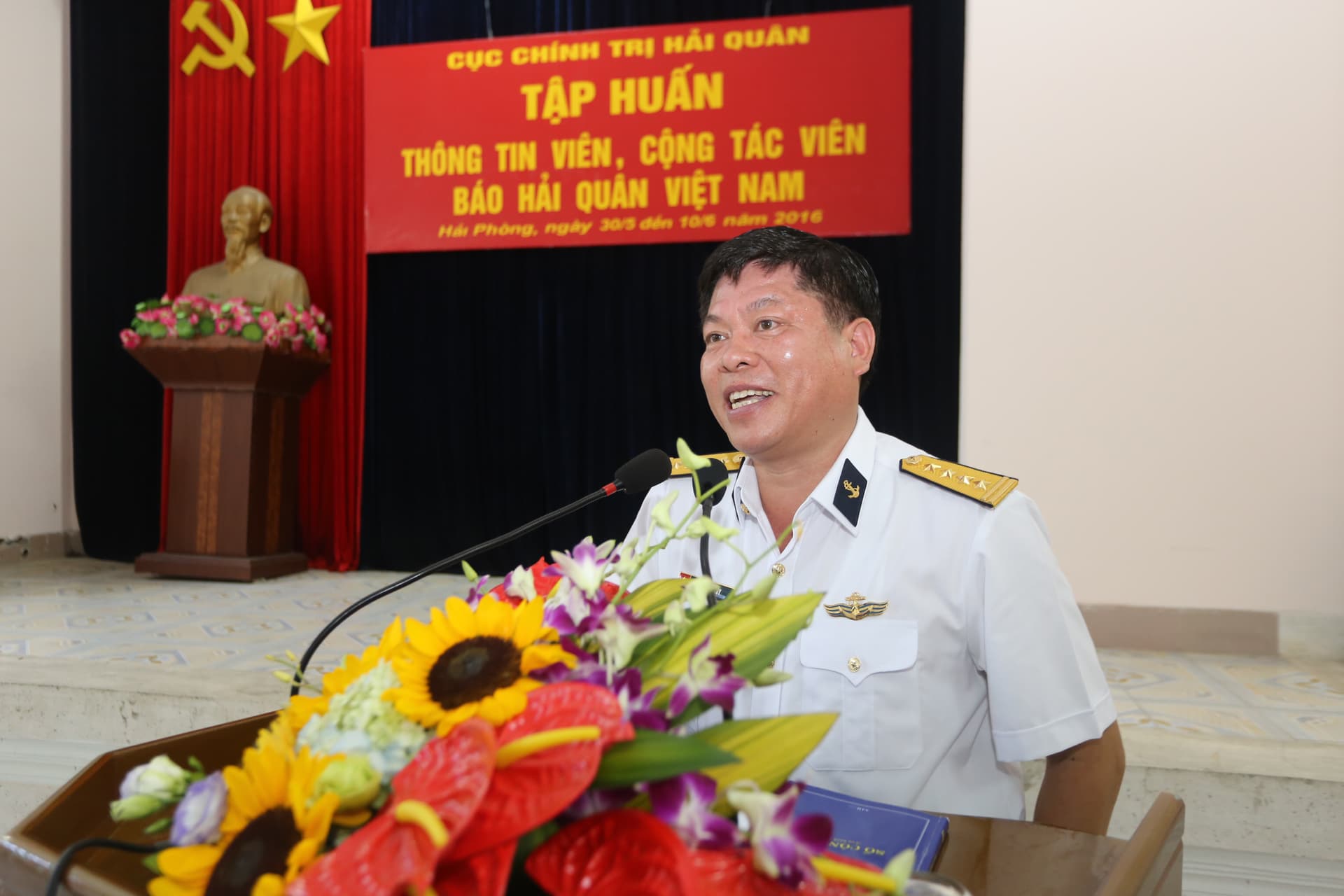 Tập huấn TTV, CTV Báo Hải quân Việt Nam năm 2016