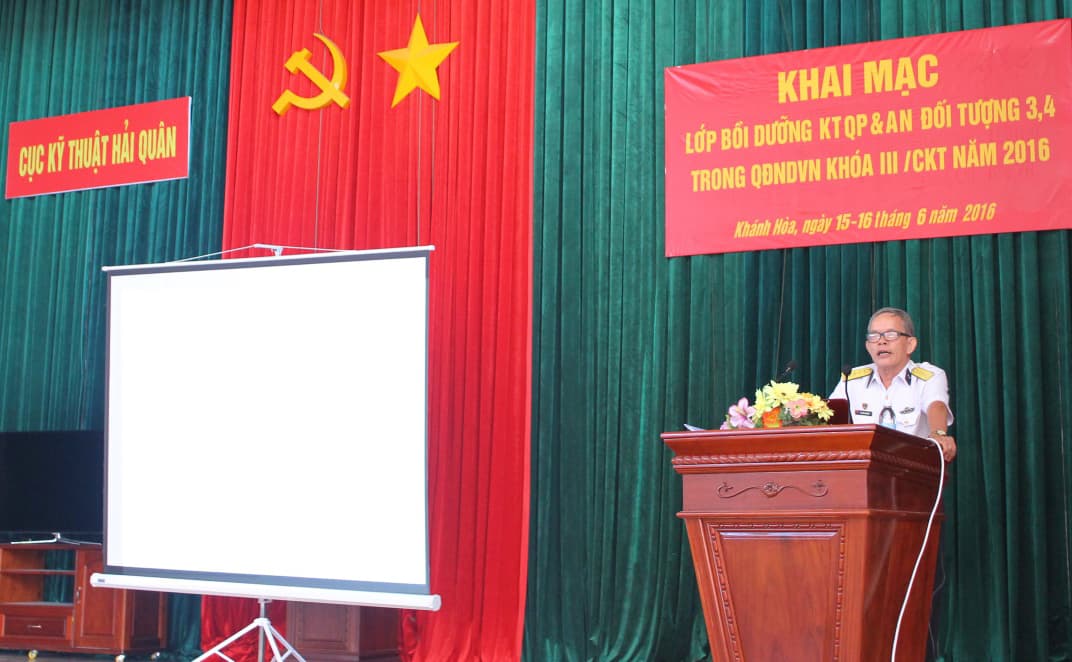 Cục Kỹ thuật Hải quân tổ chức lớp bồi dưỡng kiến thức quốc phòng và an ninh khóa 3