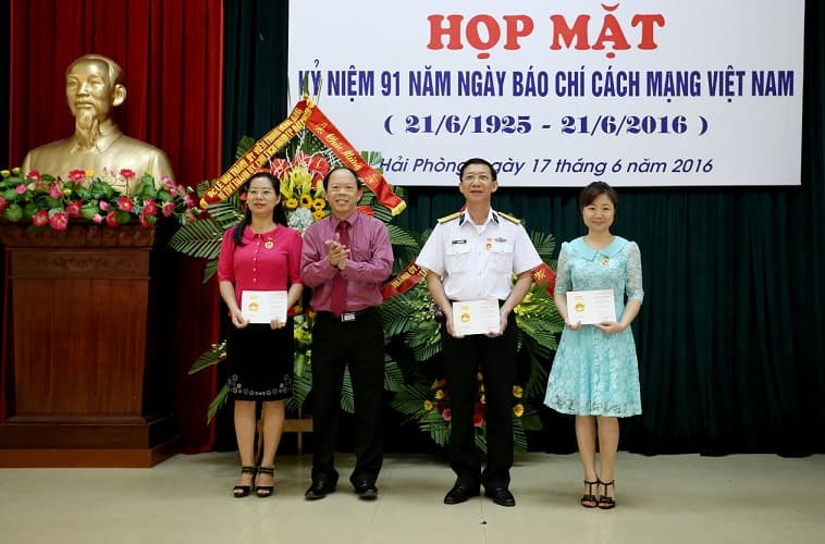 Hội Nhà báo TP. Hải Phòng gặp mặt kỷ niệm 91 năm ngày Báo chí cách mạng Việt Nam