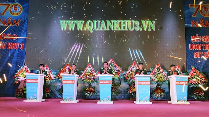 Báo Quân khu 3: Kỷ niệm 70 năm ngày ra số đầu và khai trương Báo quân khu 3 điện tử