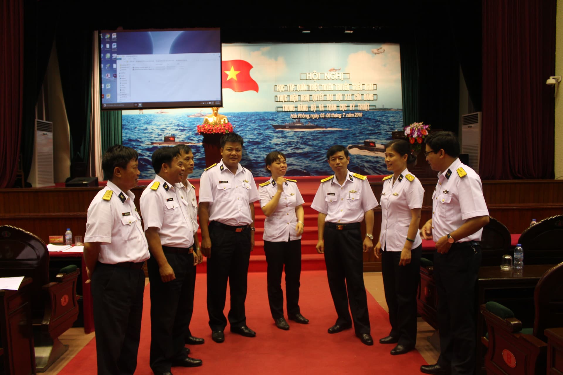 Cục Kỹ thuật Hải quân Học tập, quán triệt, triển khai thực hiện nghị quyết Đại hội XII của Đảng