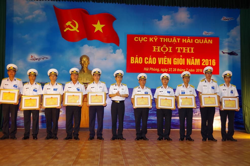 Cục Kỹ thuật Hải quân thi báo cáo viên giỏi năm 2016