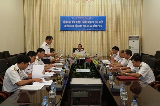 Xét duyệt chức danh sỹ quan chuyên môn-kỹ thuật-nghiệp vụ năm 2016