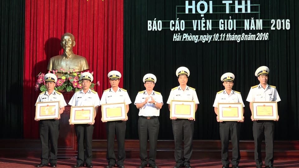 Bộ Tham mưu Hải quân: Hội thi báo cáo viên giỏi