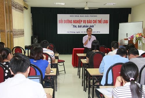 Hội Nhà báo Hải Phòng: Bồi dưỡng nghiệp vụ báo chí 