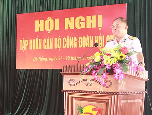 Tập huấn Cán bộ Công đoàn Hải quân
