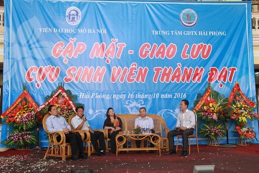 Viện Đại học Mở Hà Nội và Trung tâm GDTX Hải Phòng: Gặp mặt, giao lưu các cựu sinh viên thành đạt