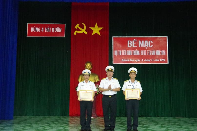 Vùng 4 Hải quân: Hội thi tiểu đoàn trưởng giỏi năm 2016