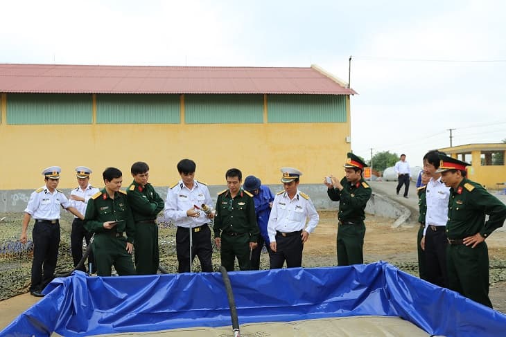 Tập huấn triển khai bể xăng dầu dã chiến