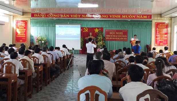 Căn cứ 696 tuyên truyền biển, đảo cho hơn 600 lượt người tại tỉnh Tiền Giang