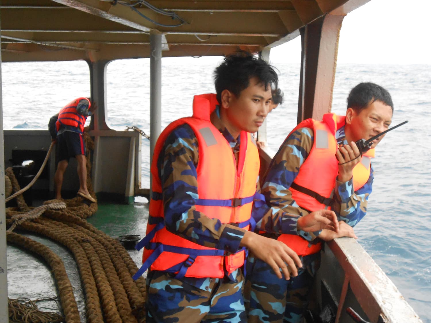 Tàu 628 kết thúc nhiệm vụ tìm kiếm Tàu cá BĐ 97955 TS