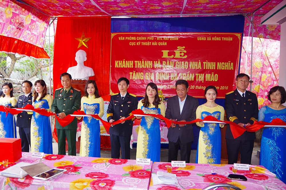 Nhà máy X56: Khánh thành và bàn giao nhà tình nghĩa tại Nam Định