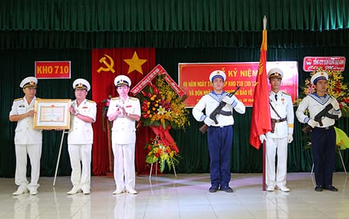 Kho 710, Cục Kỹ thuật Hải quân: Đón nhận Huân chương Bảo vệ Tổ quốc hạng Nhì