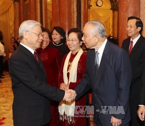 Tổng Bí thư Nguyễn Phú Trọng chúc Tết lãnh đạo Đảng, Nhà nước, đồng bào và chiến sĩ cả nước