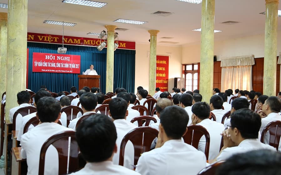 Hội nghị tập huấn Công tác Đảng, công tác chính trị năm 2017  tại TP. Hồ Chí Minh