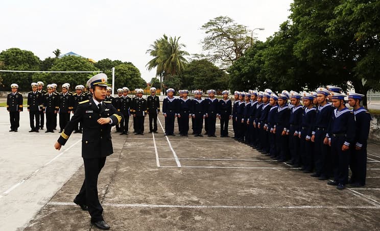 Lữ đoàn Công binh 131 Hải quân: Tập huấn khung huấn luyện chiến sĩ mới