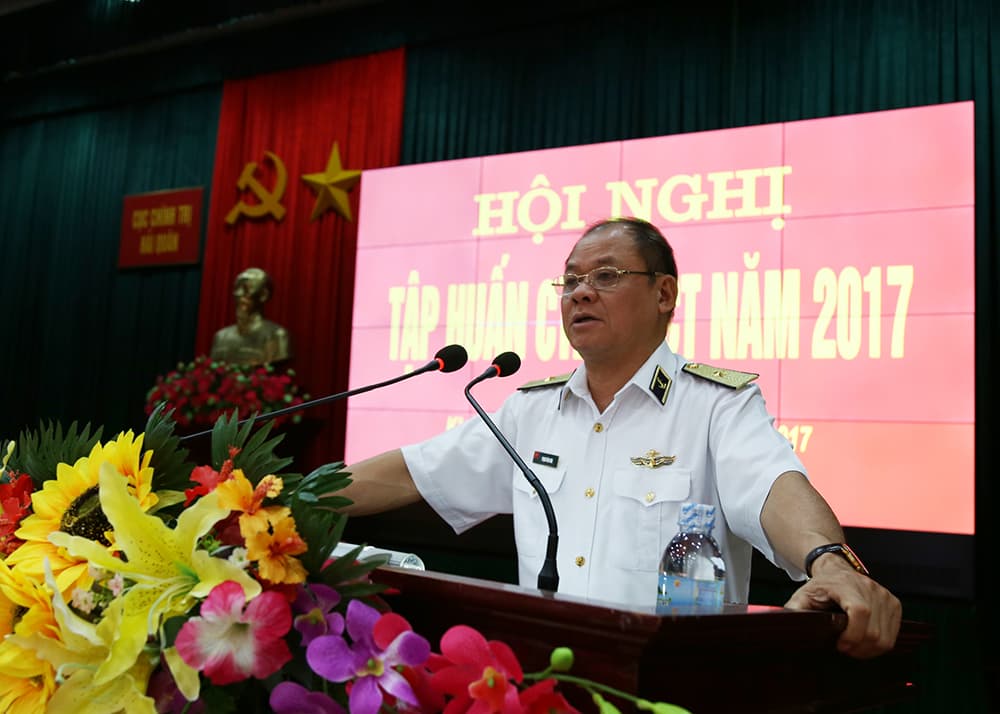 Cục chính trị Hải quân: Tập huấn Công tác Đảng, công tác chính trị năm 2017 tại Khánh Hòa