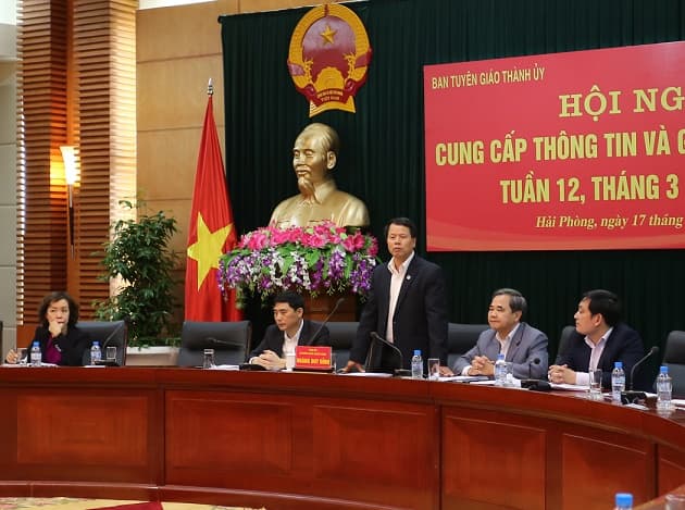 Hải Phòng: Giao ban báo chí tuần 12 năm 2017