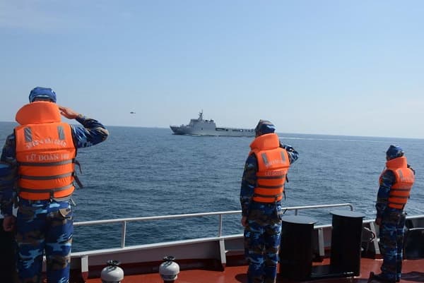 Tàu 011 Đinh Tiên Hoàng hoàn thành nhiệm vụ diễn tập LIMA 2017