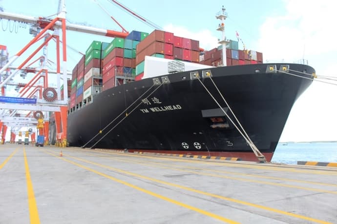 Lễ công bố năng lực tiếp nhận tàu có tải trọng 160.000 DWT của Cảng Tân cảng Cái Mép Thị Vải