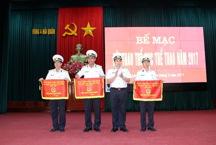 Vùng 4 Hải quân Bế mạc Hội thao thể dục thể thao năm 2017