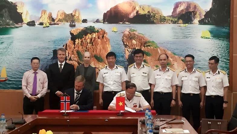 Ủy ban Thủy đạc Việt Nam và Cơ quan Thủy đạc Na-Uy ký kết thỏa thuận hợp tác về vận hành Trung tâm điều phối hải đồ điện tử
