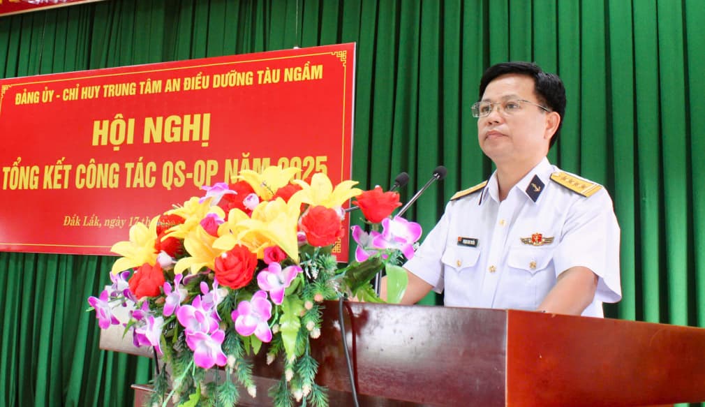 Trung tâm An điều dưỡng tàu ngầm: Nhiều nhiệm vụ đạt kết quả cao hơn năm 2024