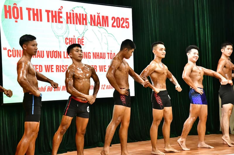 Lữ đoàn 167 tổ chức Hội thi thể hình