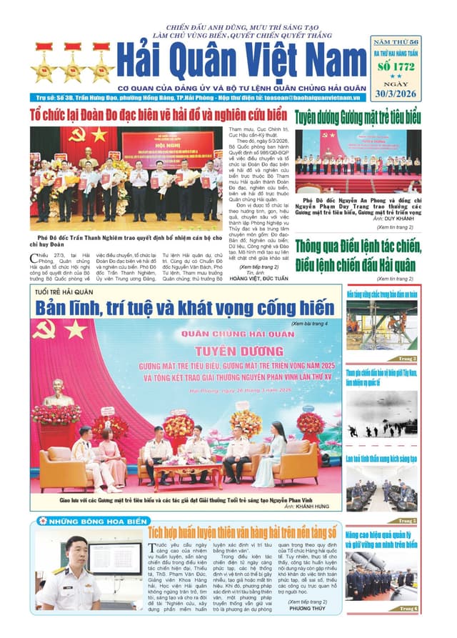 Báo in Hải quân số 1772