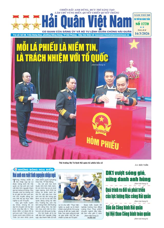 Báo in Hải quân số 1770