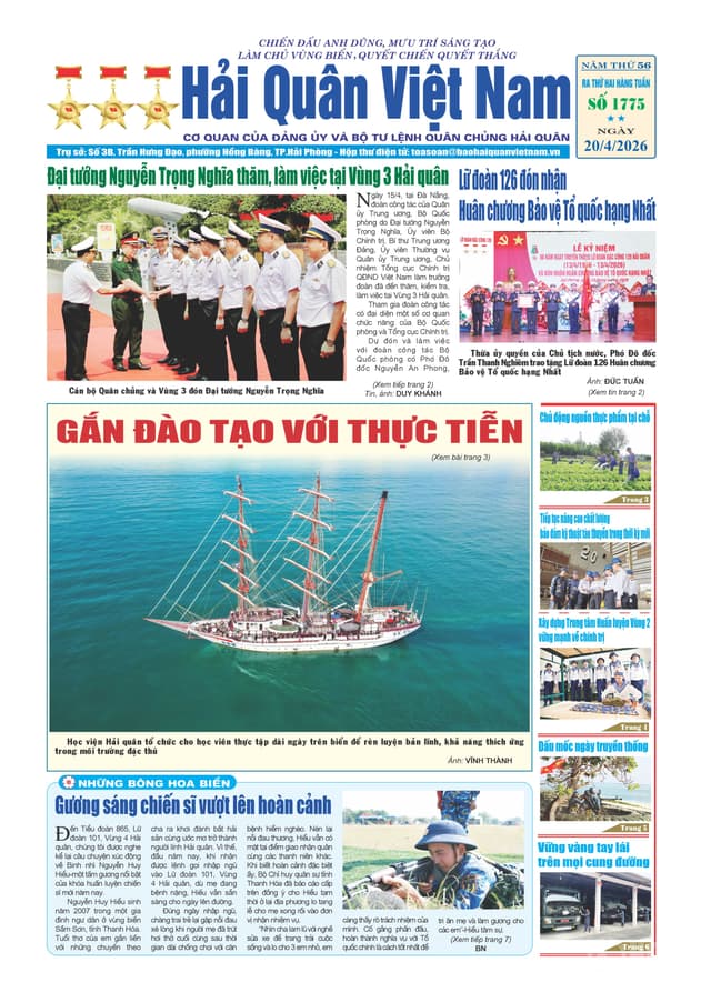 Báo in Hải quân số 1775