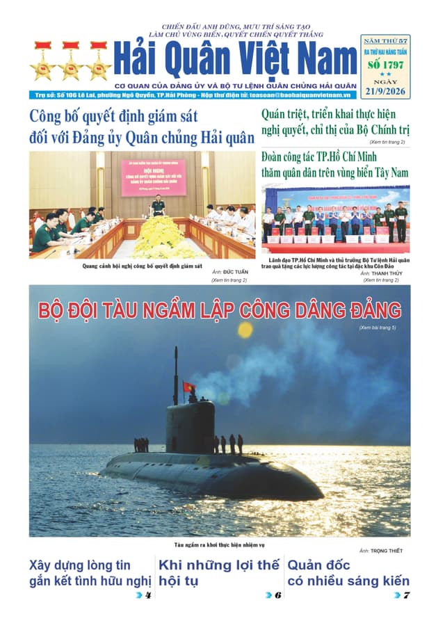 Báo in Hải quân số 17917