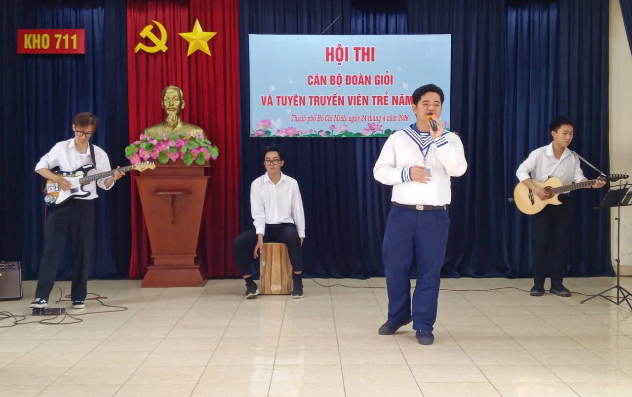 Kho 711: Hội thi cán bộ đoàn giỏi và tuyên truyền viên trẻ